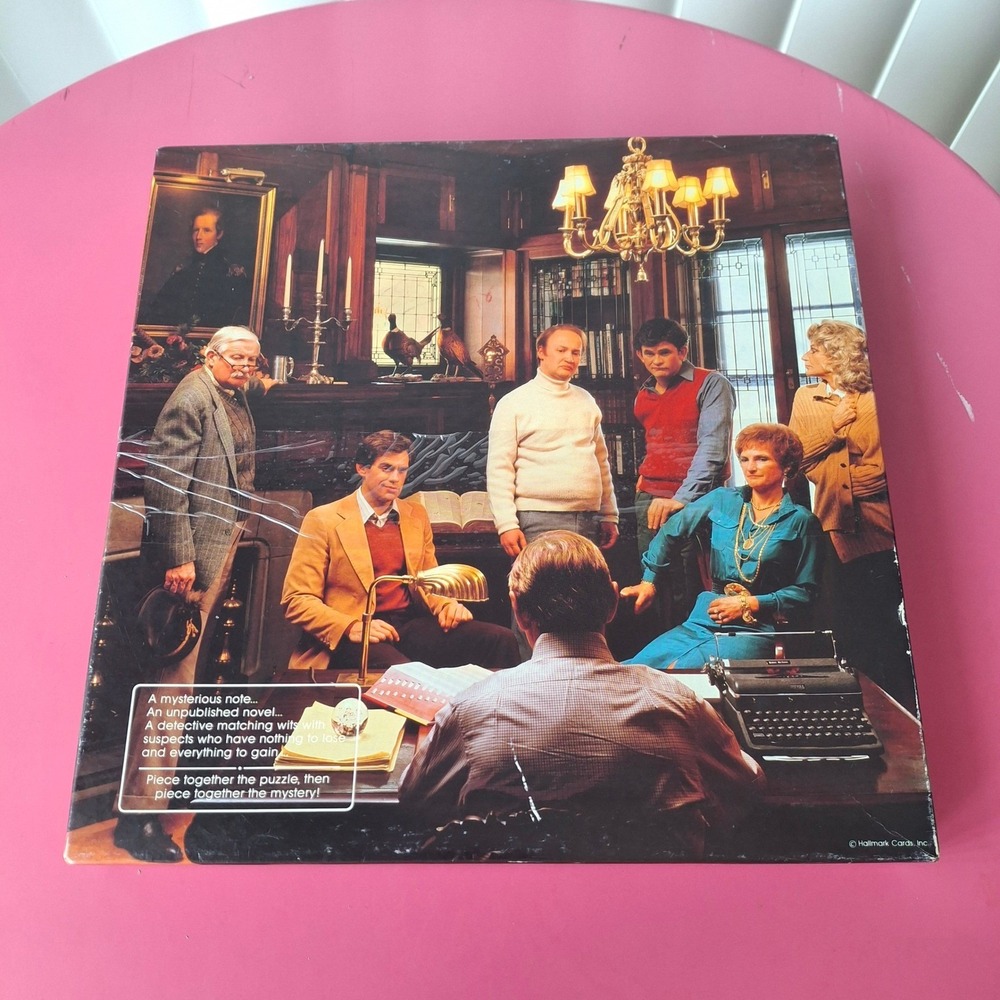 Springbok A Puzzle Most Murderous Mystery Jigsaw Puzzle 500 Piece Vintage 1980s